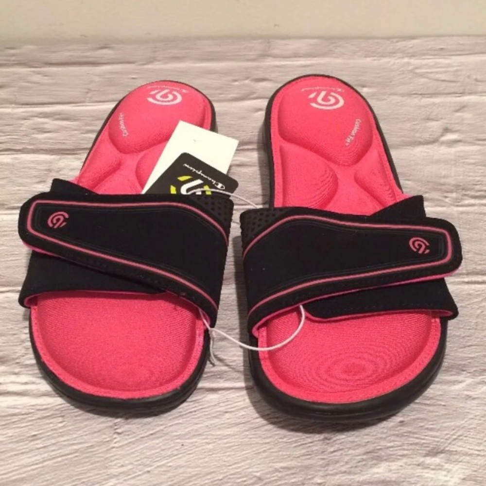 Pink Champion Sandals, Size 6